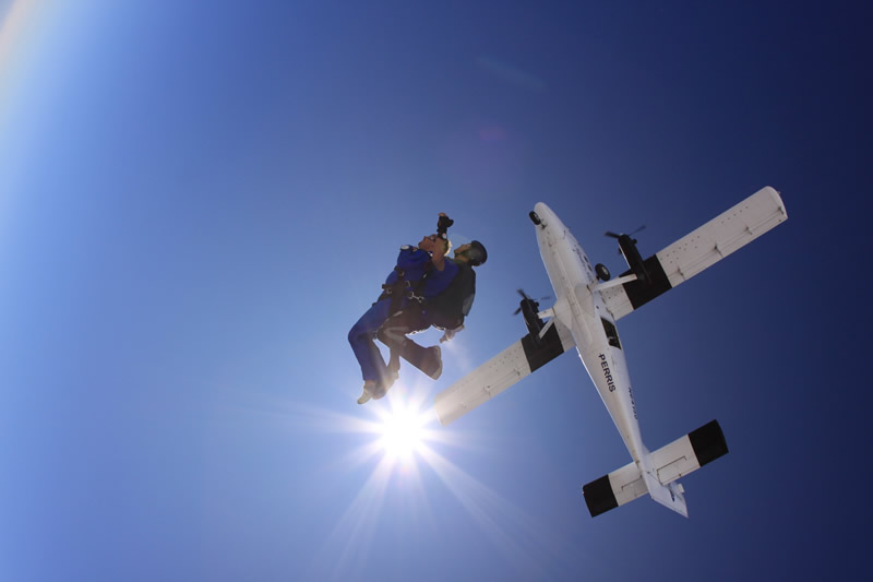 beautiful skydiving
