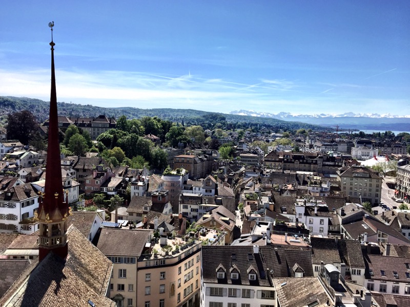 View from the Grossmünster