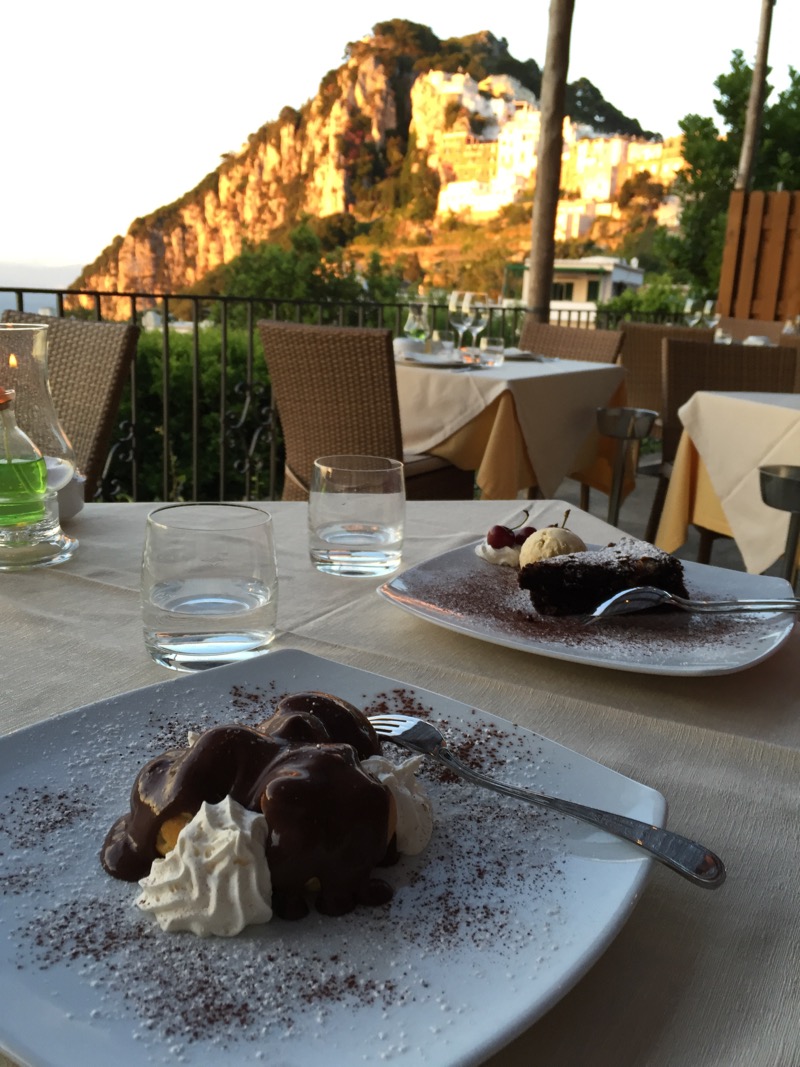 Dessert on Capri seem extra yummy