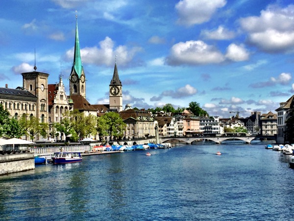 Zürich's riverfront