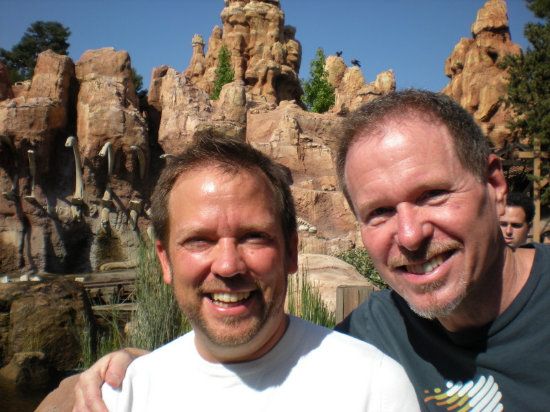 In front of Big Thunder Mountain